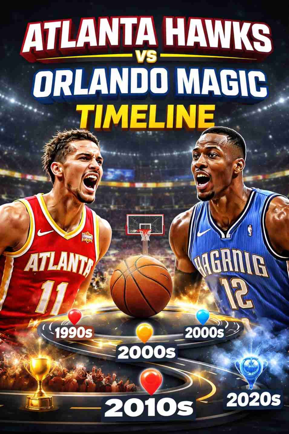 Atlanta Hawks vs Orlando Magic Timeline