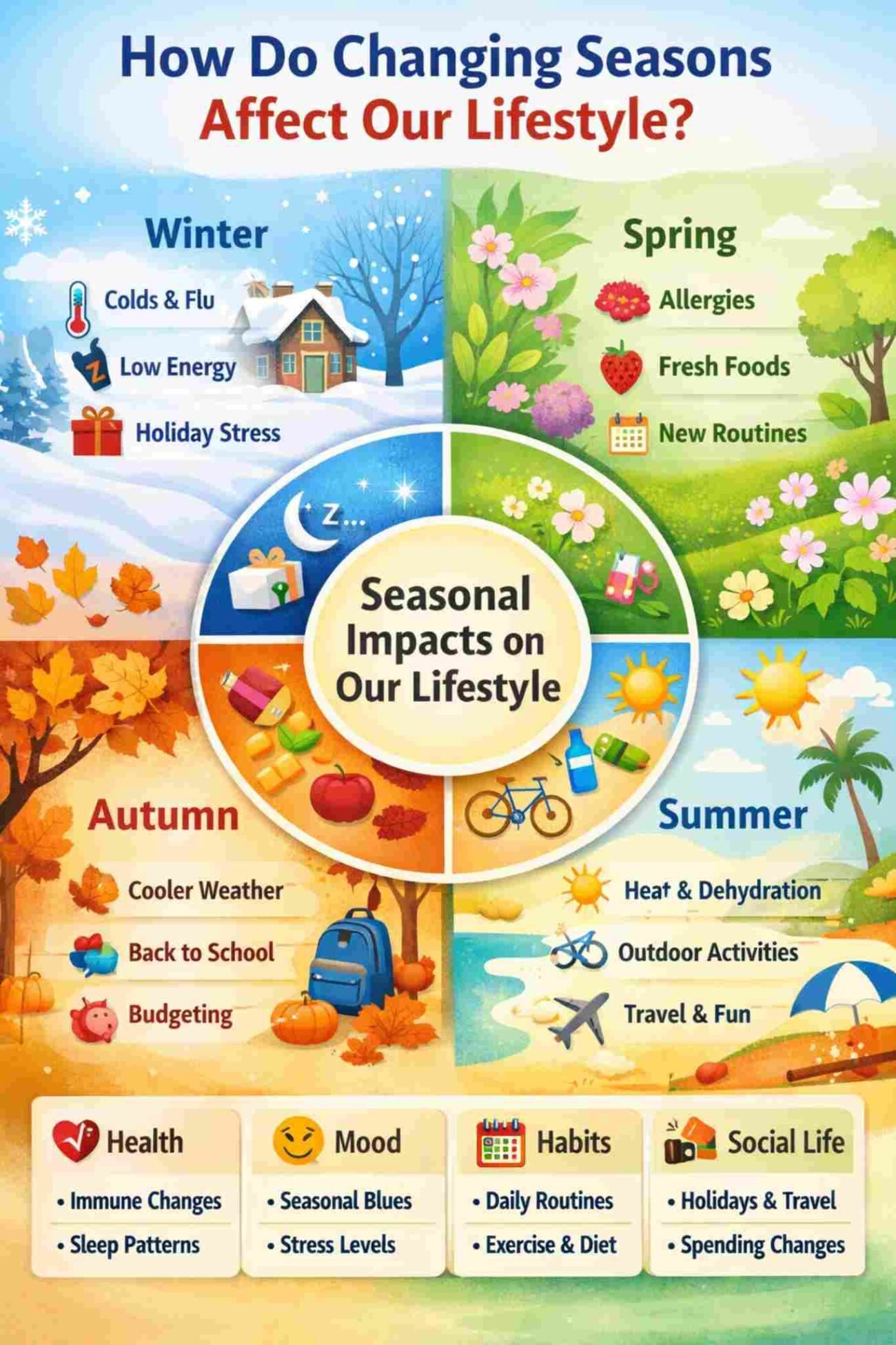 How Do Changing Seasons Affect Our Lifestyle