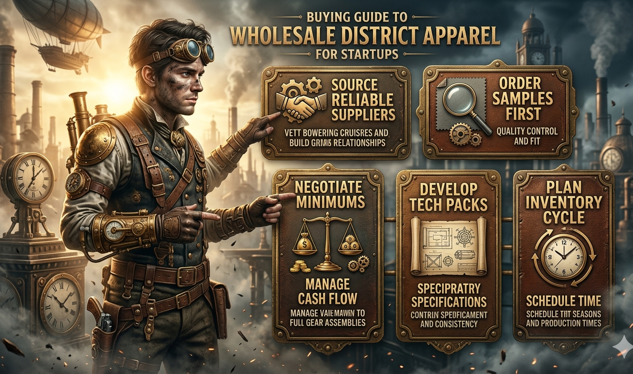 A Practical Buying Guide to Wholesale District Apparel for Startups